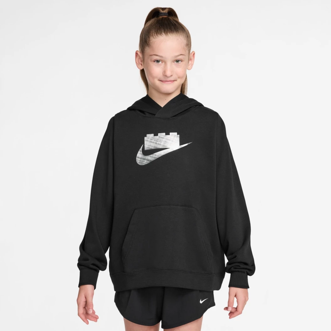 Nike x LEGO collectie hoodie voor oudere kinderen - zwart