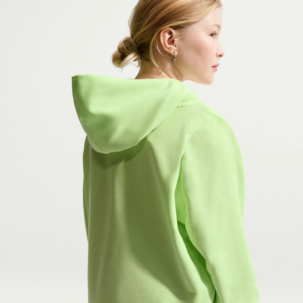Nike x LEGO collectie hoodie voor oudere kinderen - limoengroen