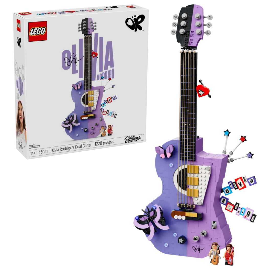 Olivia Rodrigo's dubbele gitaar
