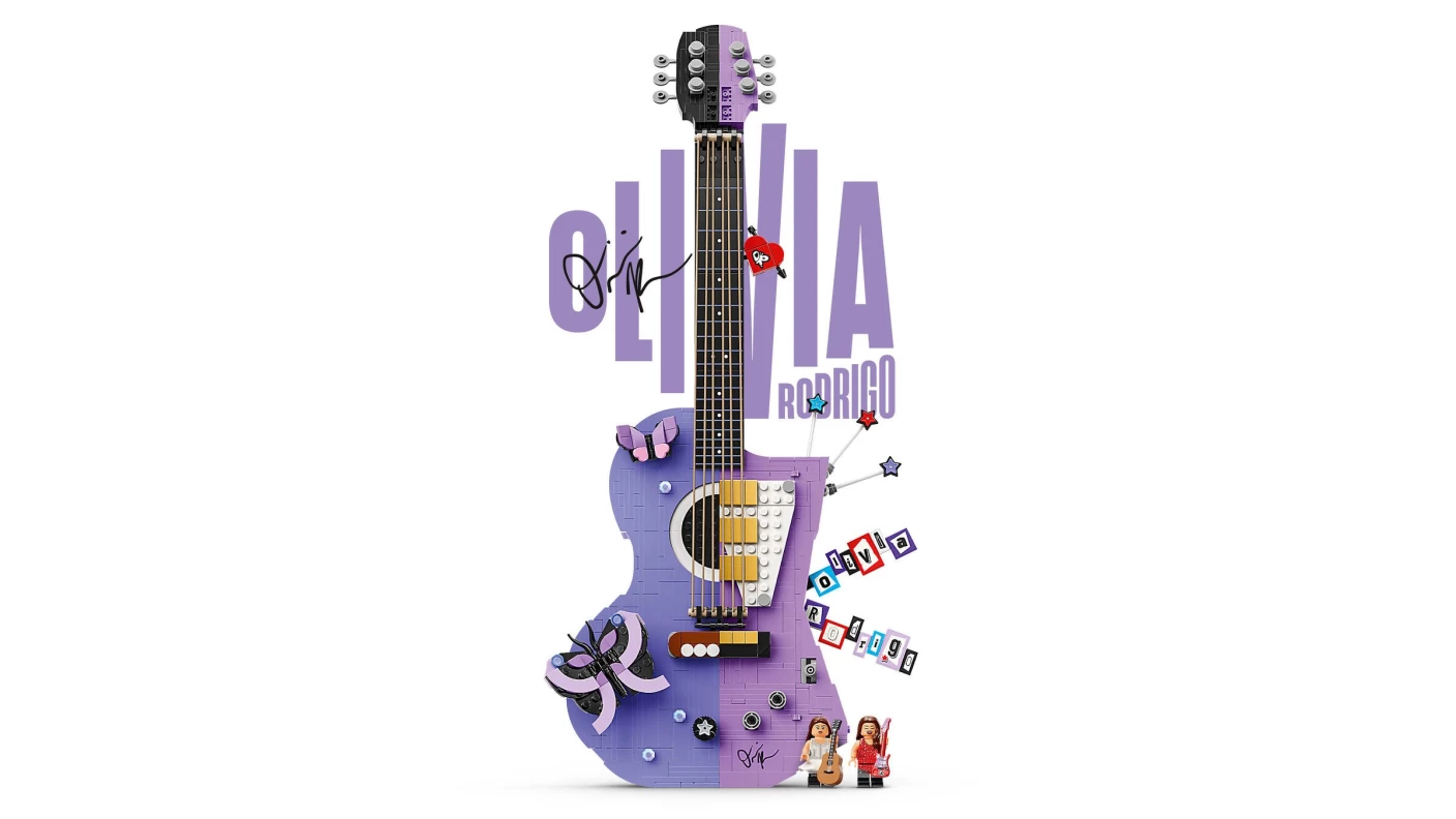 Olivia Rodrigo's dubbele gitaar