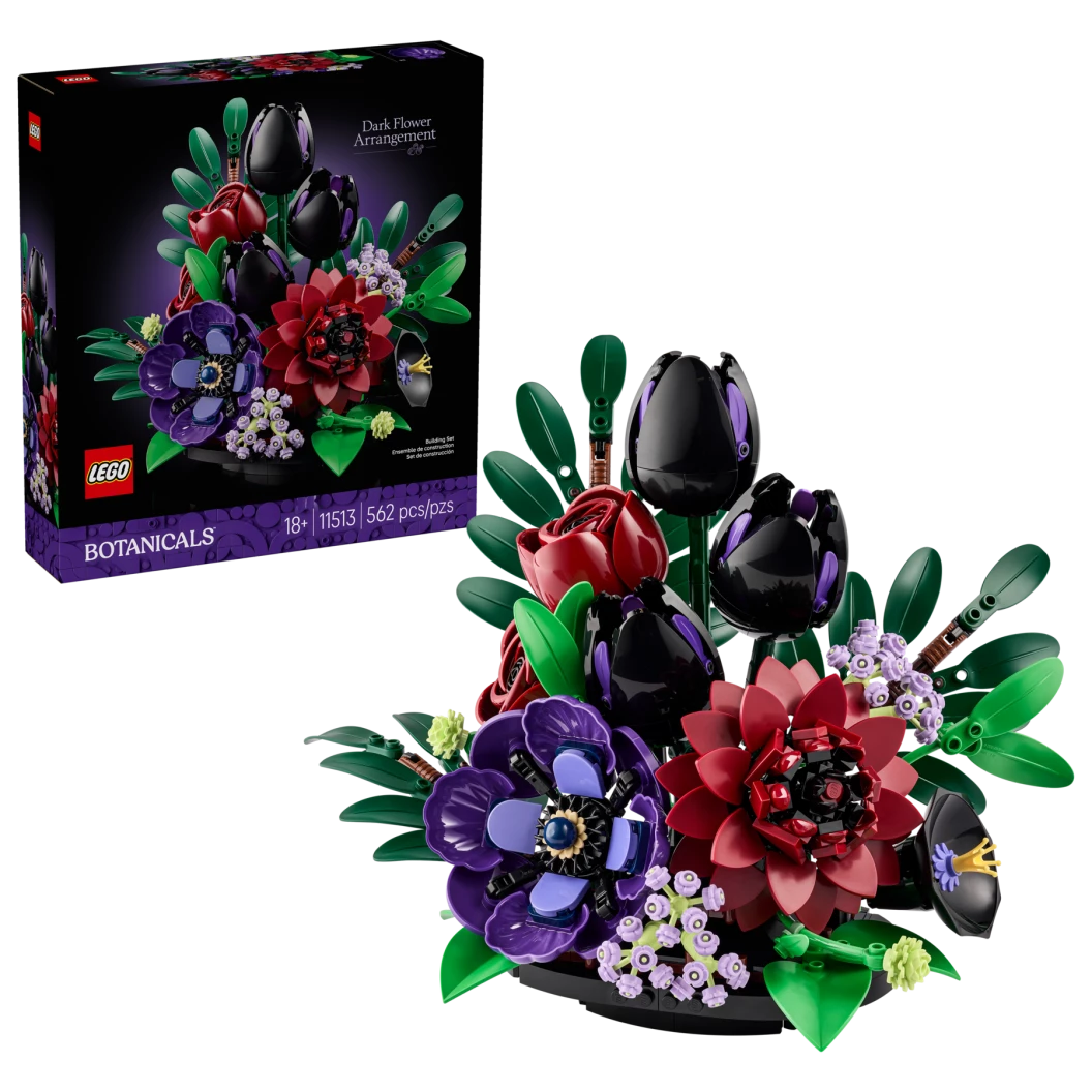 Donker bloemstuk