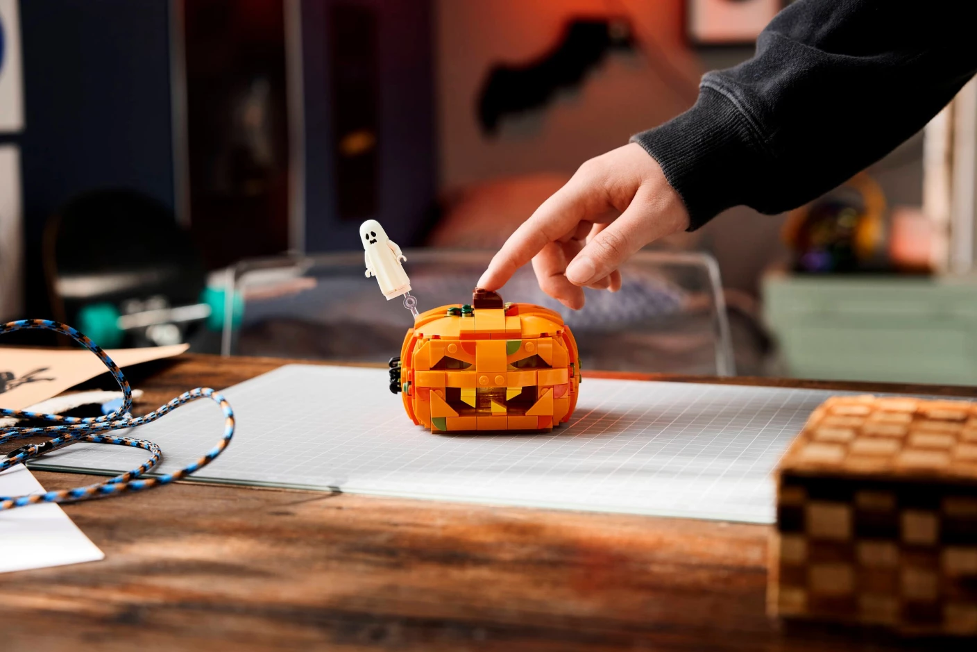Halloween pompoenlantaarn