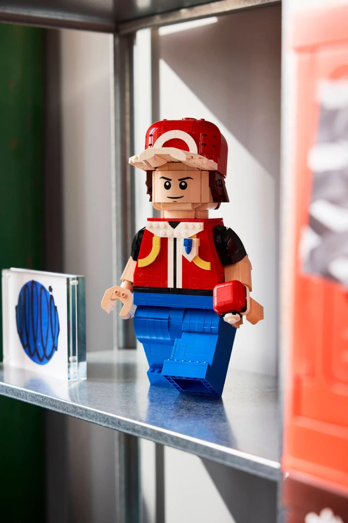 Grote minifiguur van Red