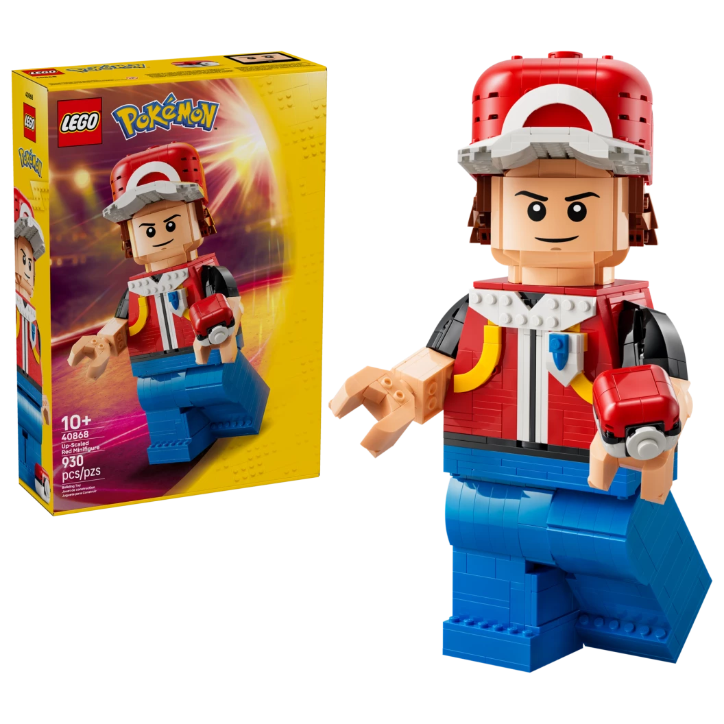 Grote minifiguur van Red