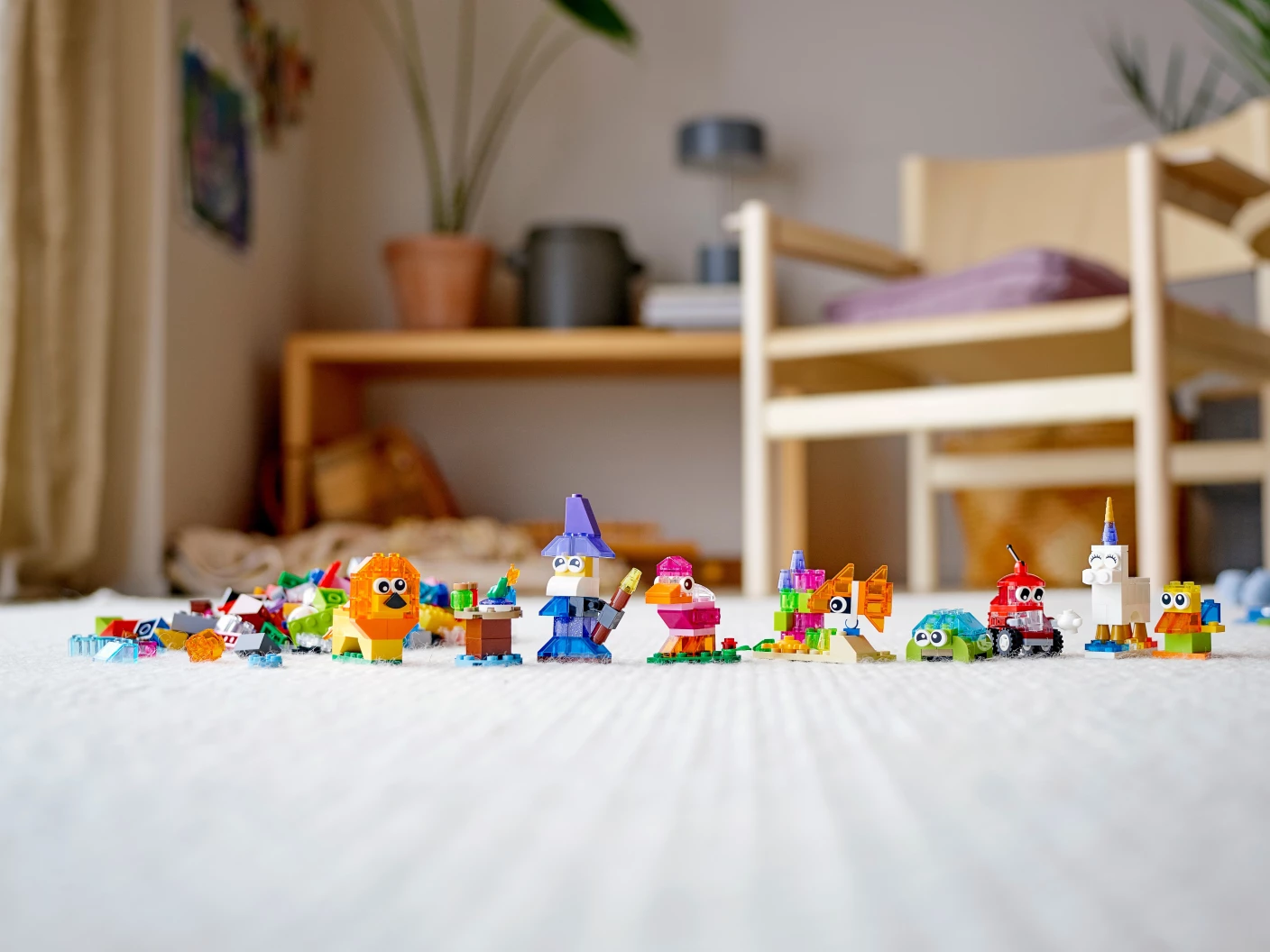 Creatieve transparante stenen