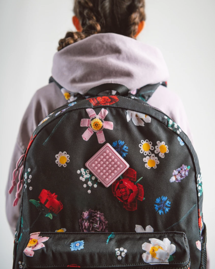 LEGO Herschel Heritage jongerenrugzak - dwarrelende bloemen