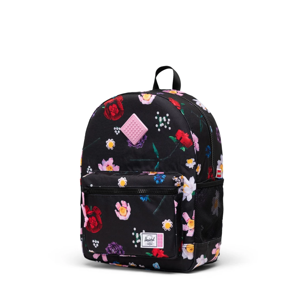 LEGO Herschel Heritage kinderrugzak - dwarrelende bloemen