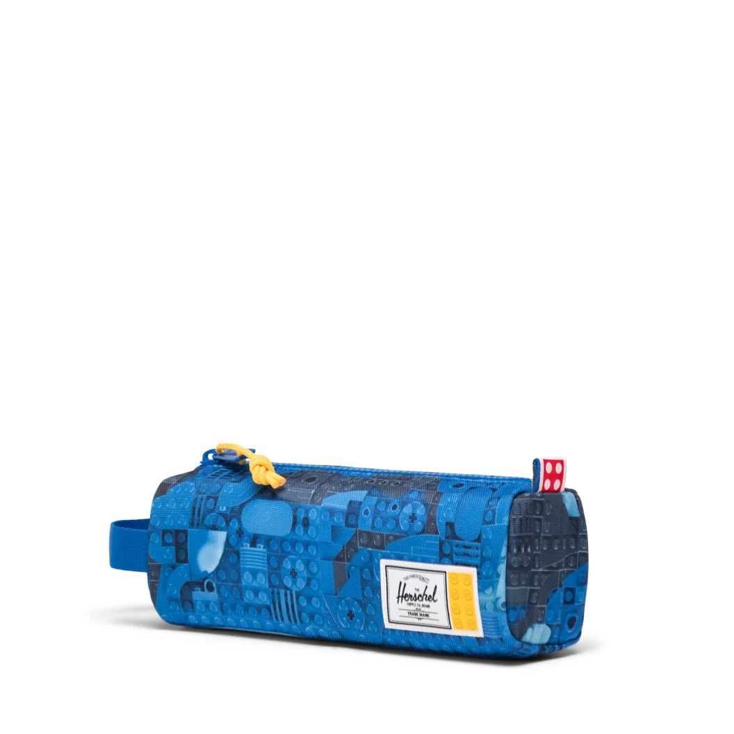 Settlement Pencil Case Little Herschel - abstracte stenen - blauw