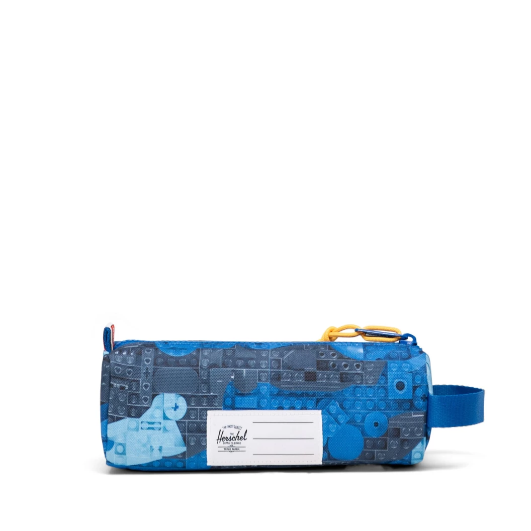 Settlement Pencil Case Little Herschel - abstracte stenen - blauw