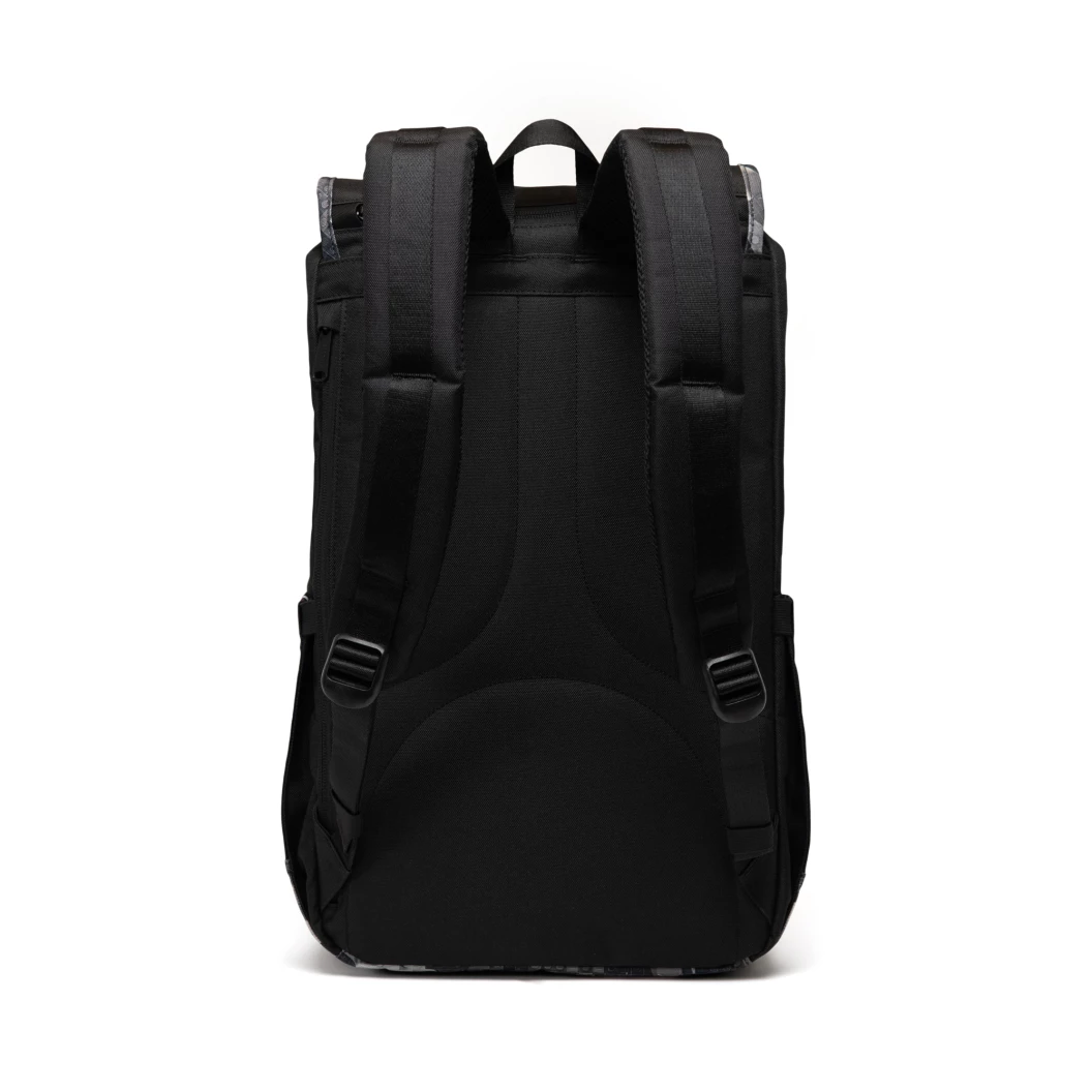 Herschel Little America rugzak - zwart met abstracte stenen
