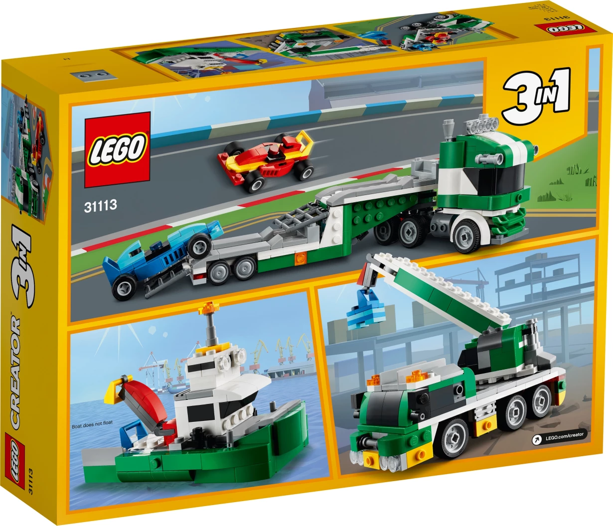 Racewagen transportvoertuig