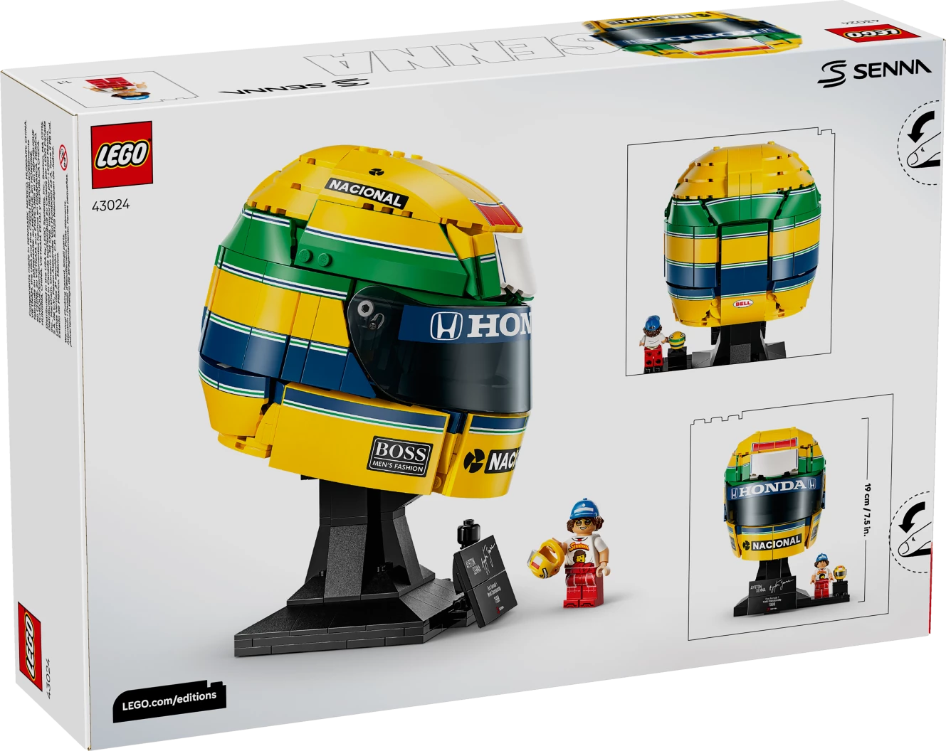 Helm van Ayrton Senna