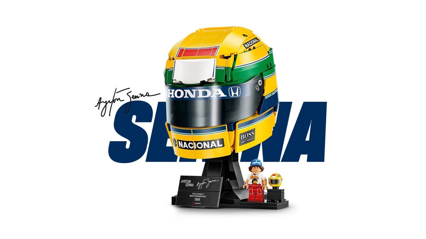 Helm van Ayrton Senna