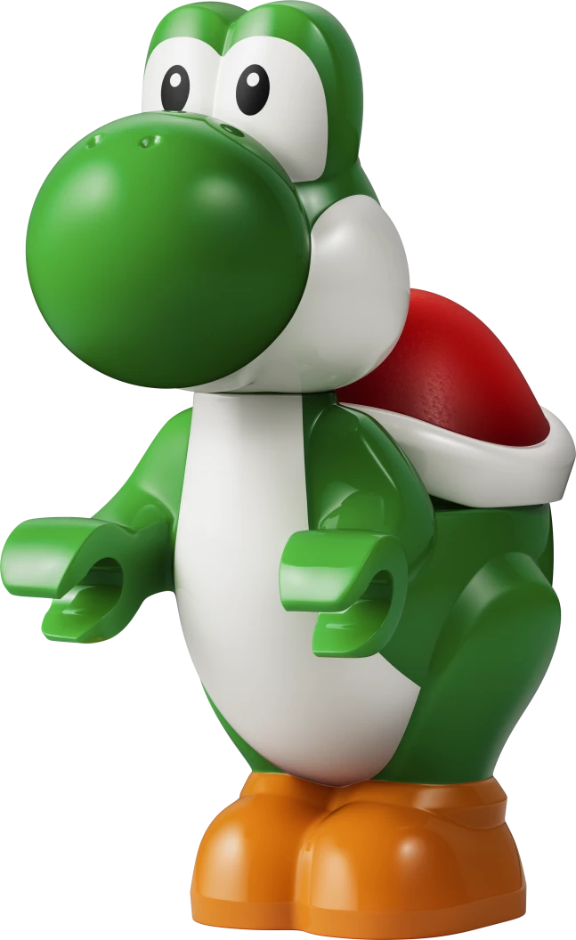 Yoshi bij Mario's huis