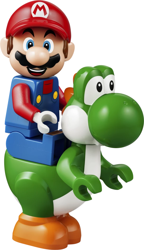 Yoshi bij Mario's huis