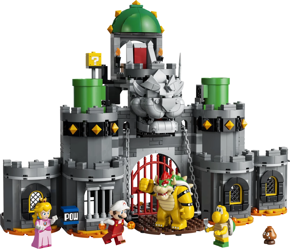 Vuur-Mario en Bowsers kasteel