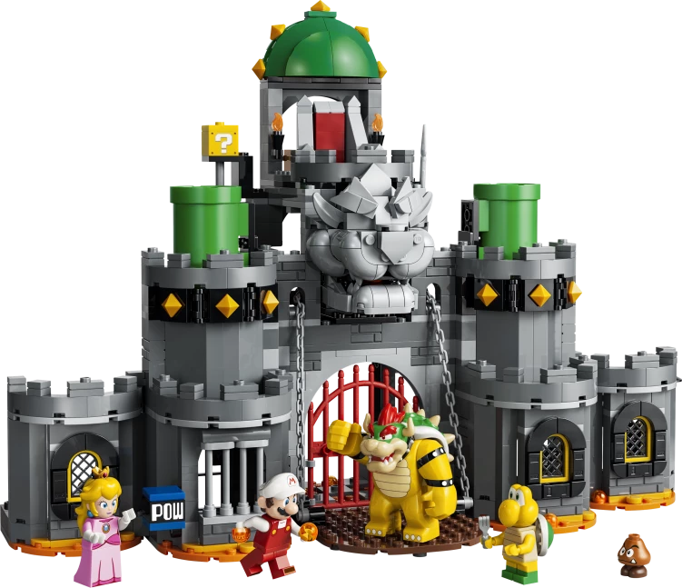 Vuur-Mario en Bowsers kasteel