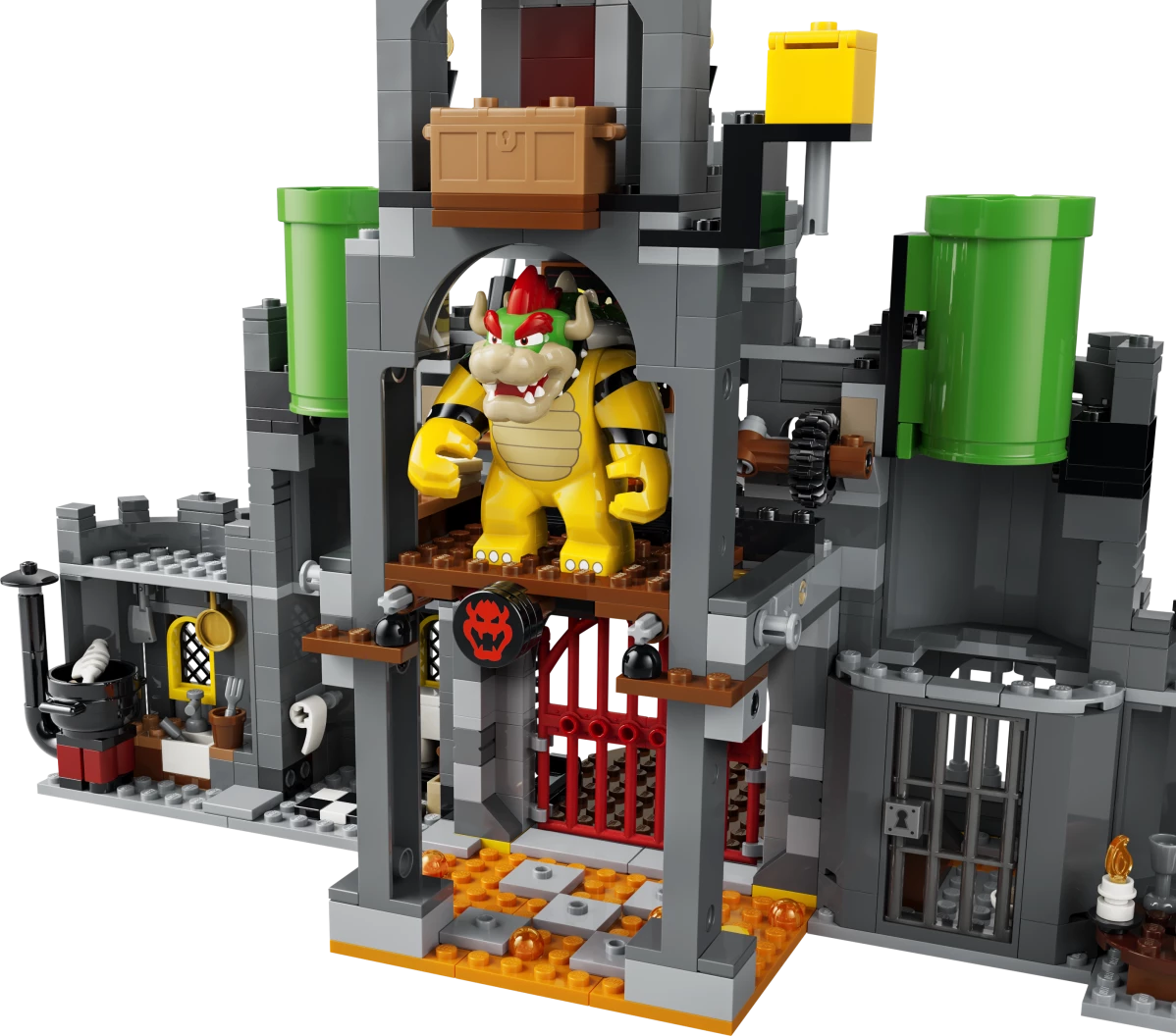 Vuur-Mario en Bowsers kasteel