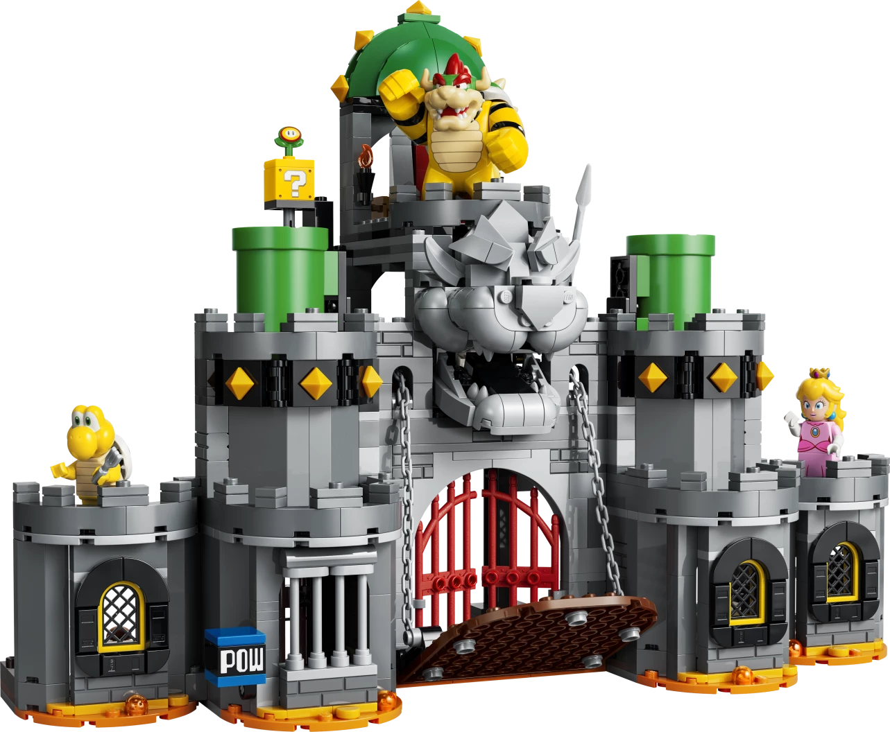 Vuur-Mario en Bowsers kasteel