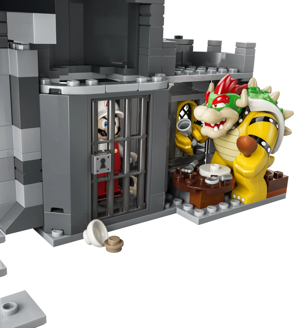 Vuur-Mario en Bowsers kasteel