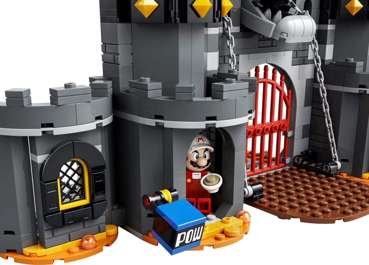 Vuur-Mario en Bowsers kasteel