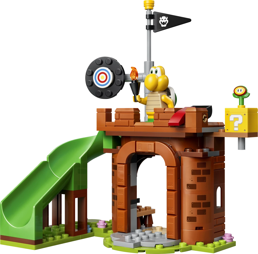 Vuur-Luigi tegen Koopa Troopa