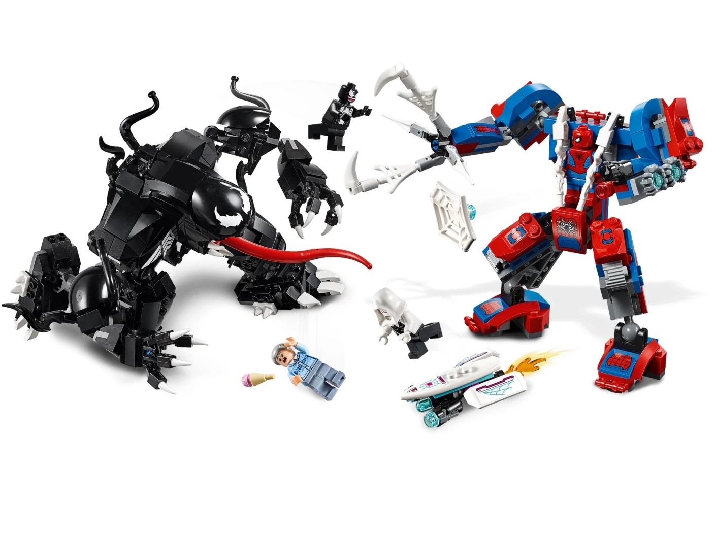 Spider Mecha vs. Venom