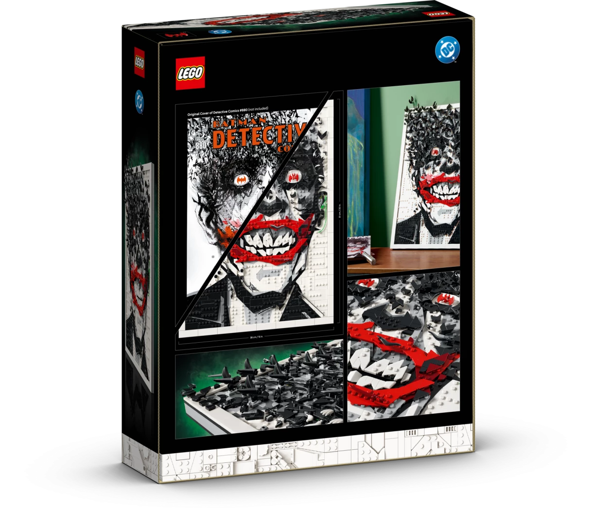 The Joker muurdecoratie in stripboekstijl