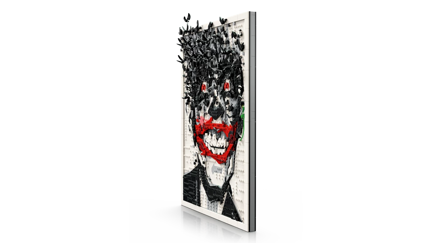 The Joker muurdecoratie in stripboekstijl