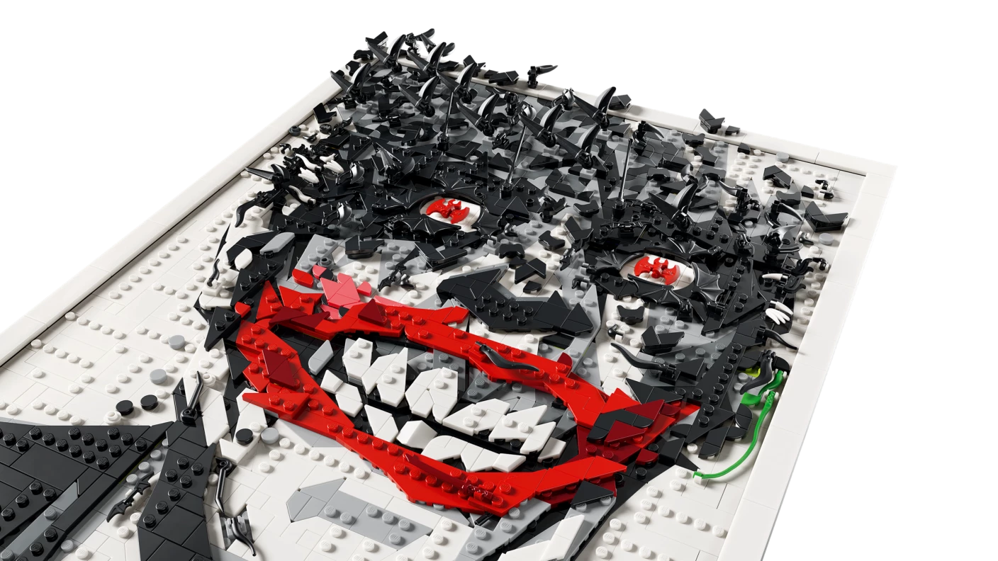 The Joker muurdecoratie in stripboekstijl