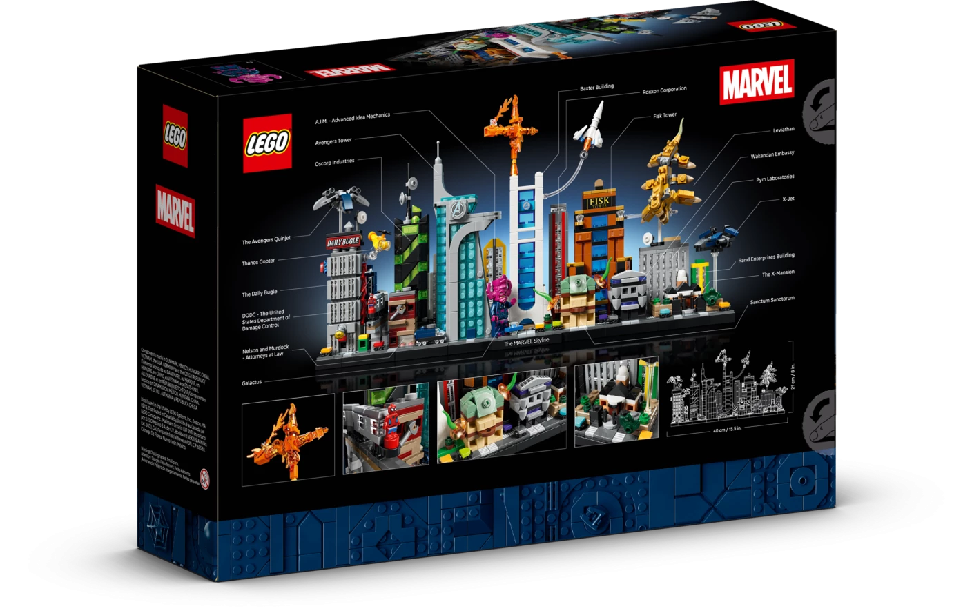 De Marvel skyline