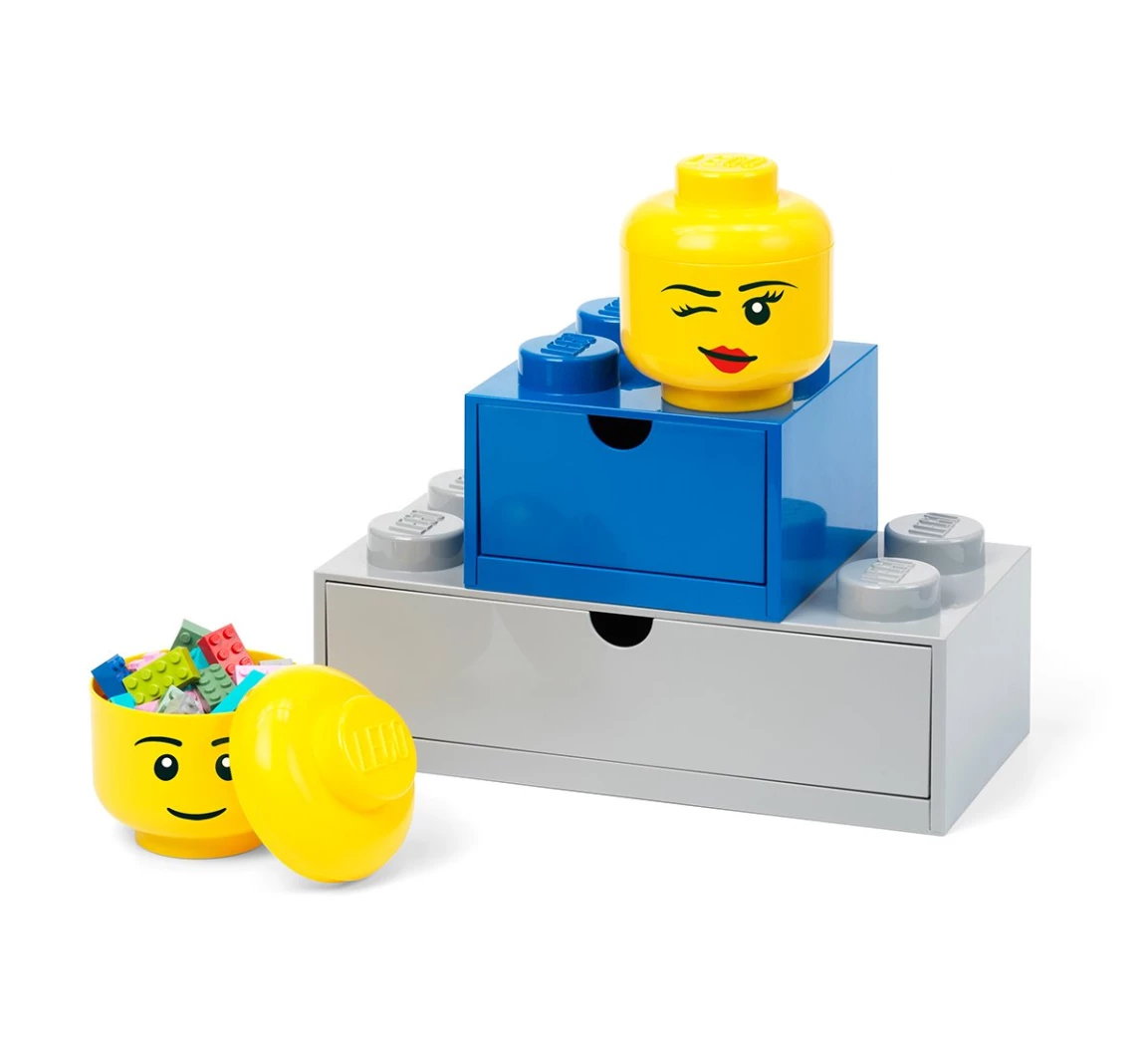 LEGO opberghoofd - klein (knipogend)