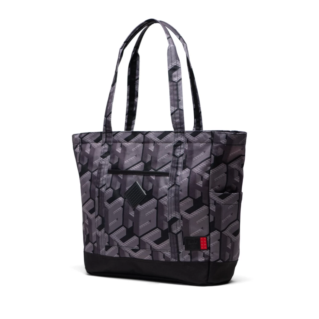 Herschel Heritage draagtas - monogram - zwart