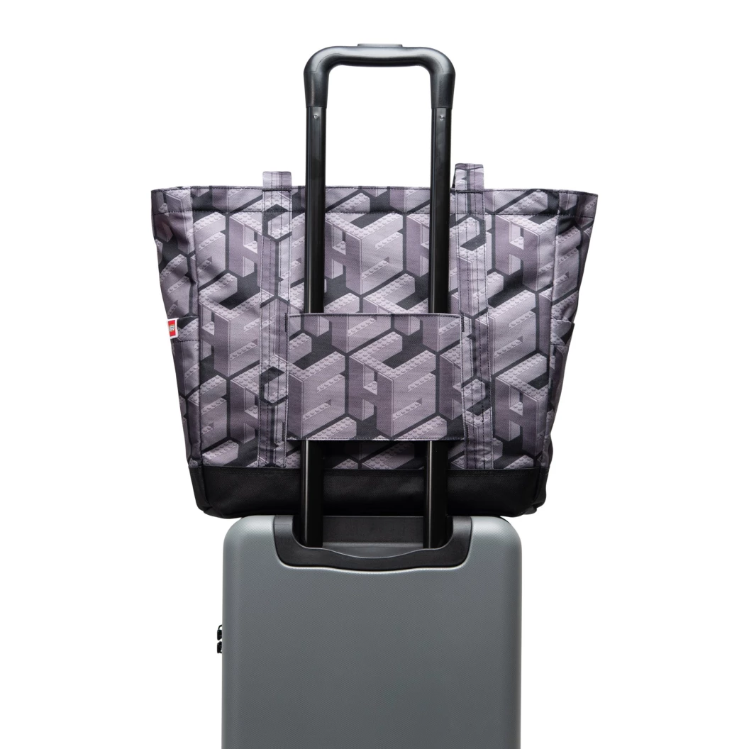 Herschel Heritage draagtas - monogram - zwart