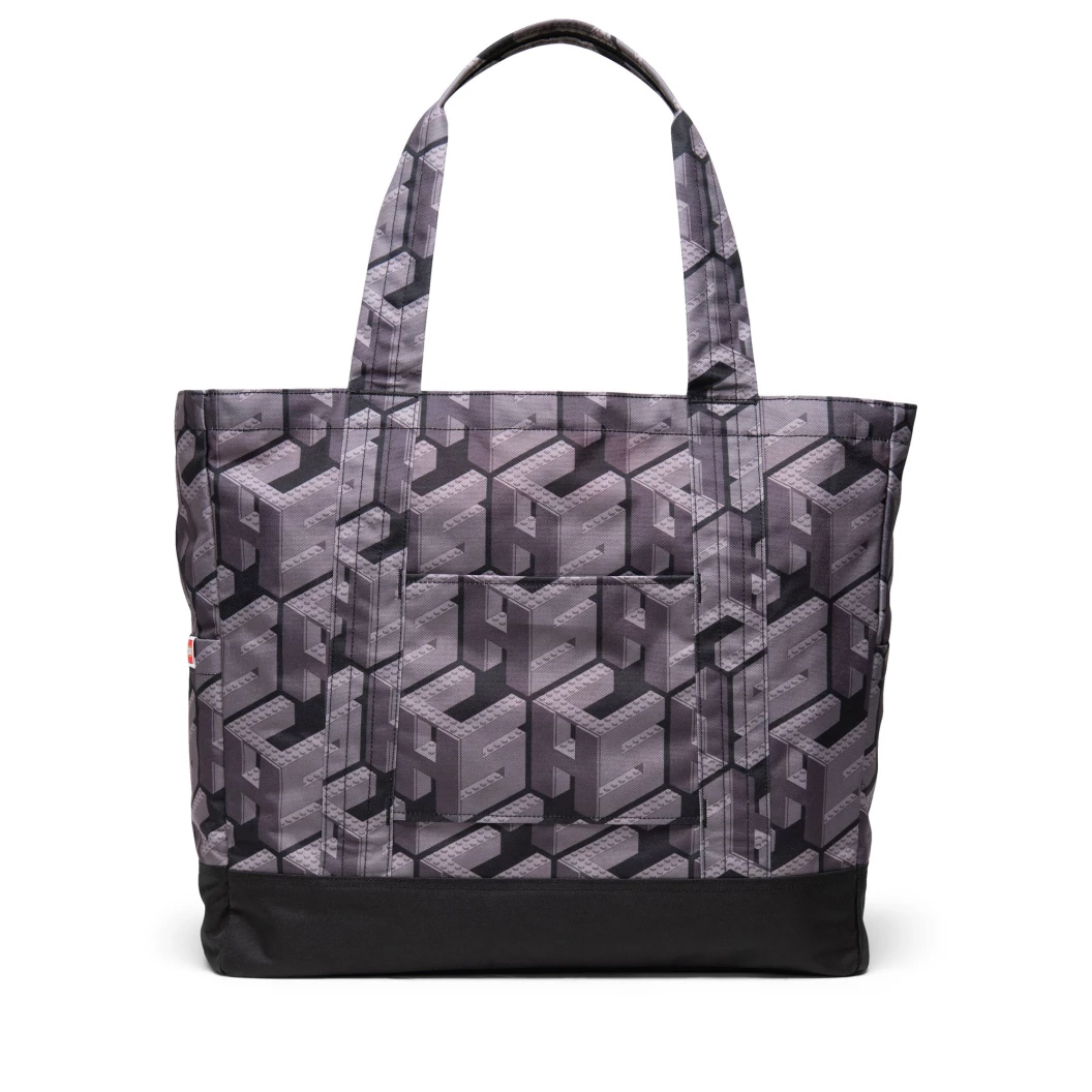Herschel Heritage XL draagtas - monogram - zwart