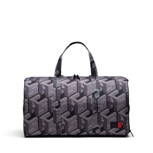 Herschel Novel weekendtas - monogram - zwart