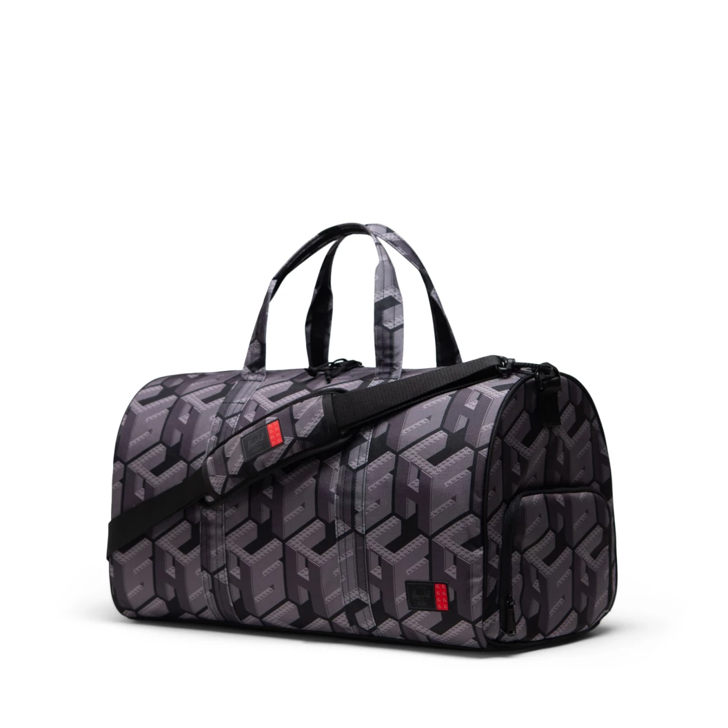 Herschel Novel weekendtas - monogram - zwart