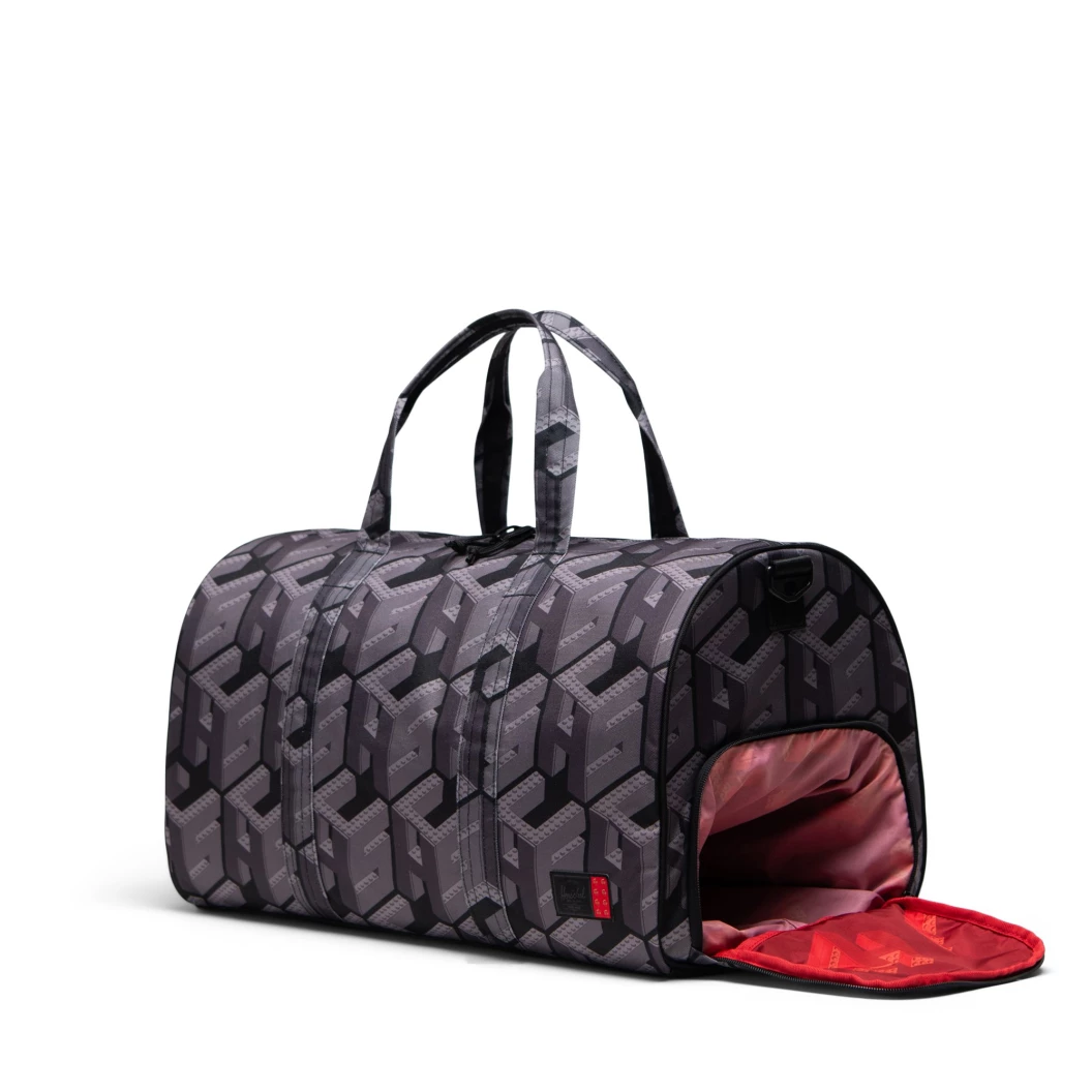 Herschel Novel weekendtas - monogram - zwart