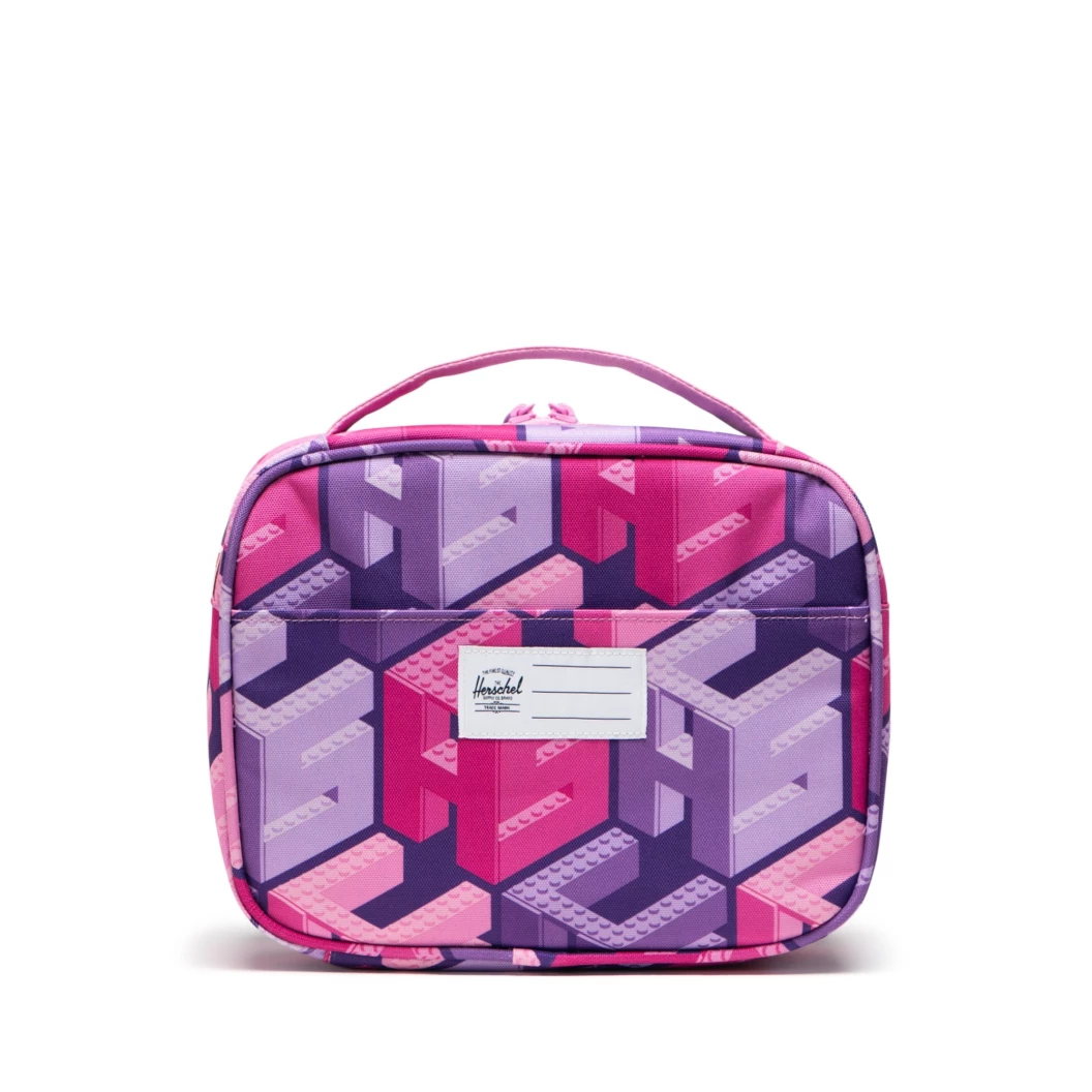 Pop Quiz lunchbox Little Herschel - monogram - paars