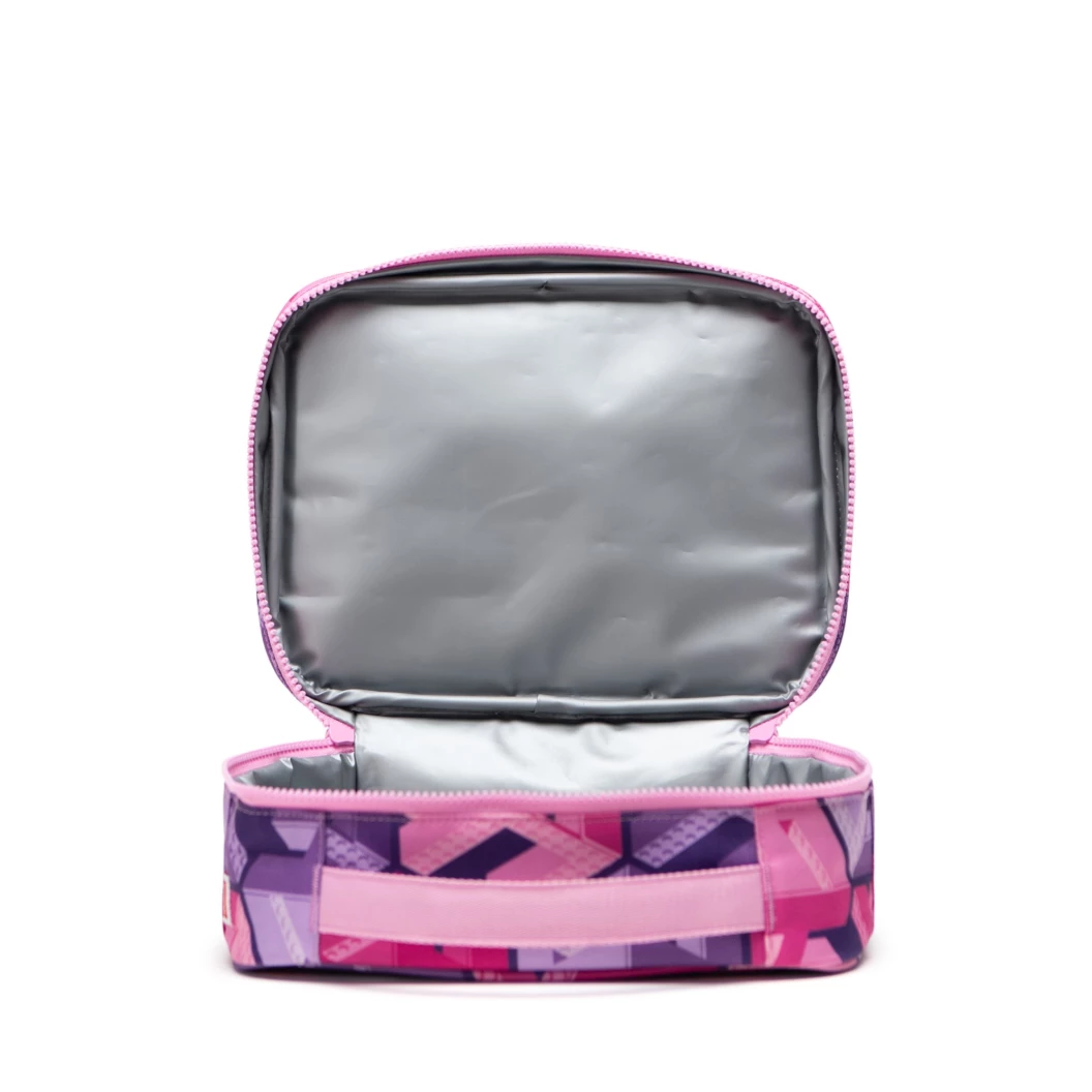 Pop Quiz lunchbox Little Herschel - monogram - paars