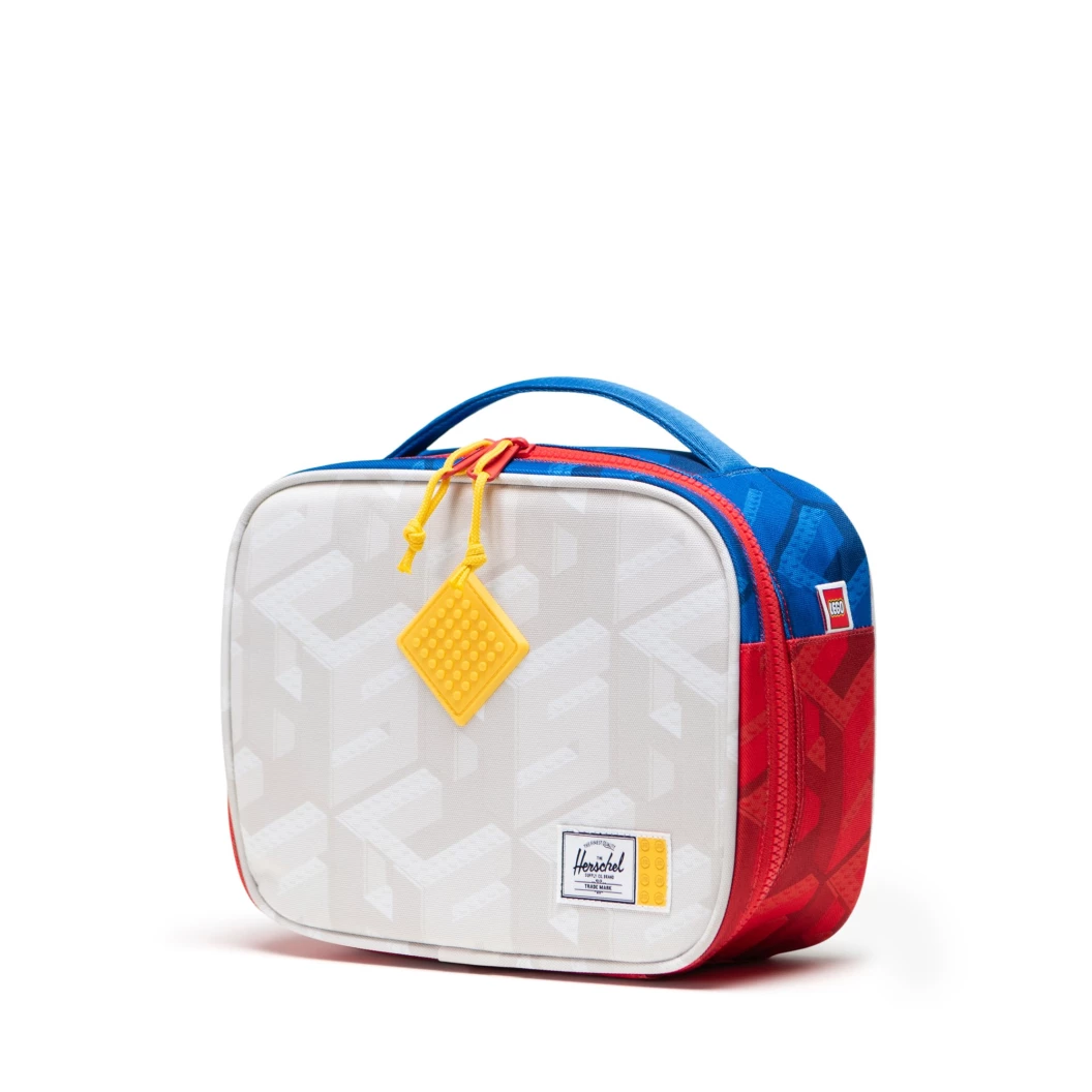 Pop Quiz lunchbox Little Herschel - monogram - kleurvlakken