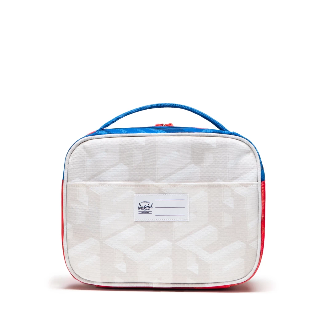 Pop Quiz lunchbox Little Herschel - monogram - kleurvlakken
