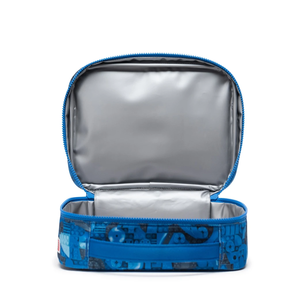 Pop Quiz lunchbox Little Herschel - abstracte stenen - blauw