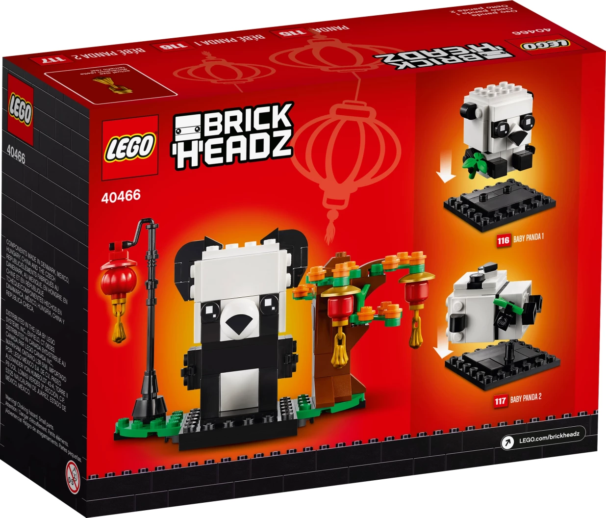Panda's voor Chinees nieuwjaar