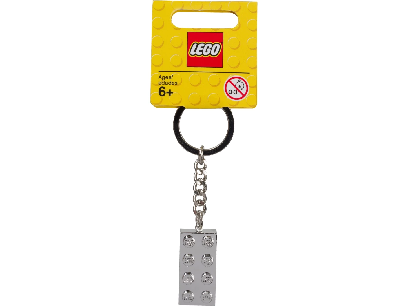 Gemetalliseerde 2x4-sleutelhanger