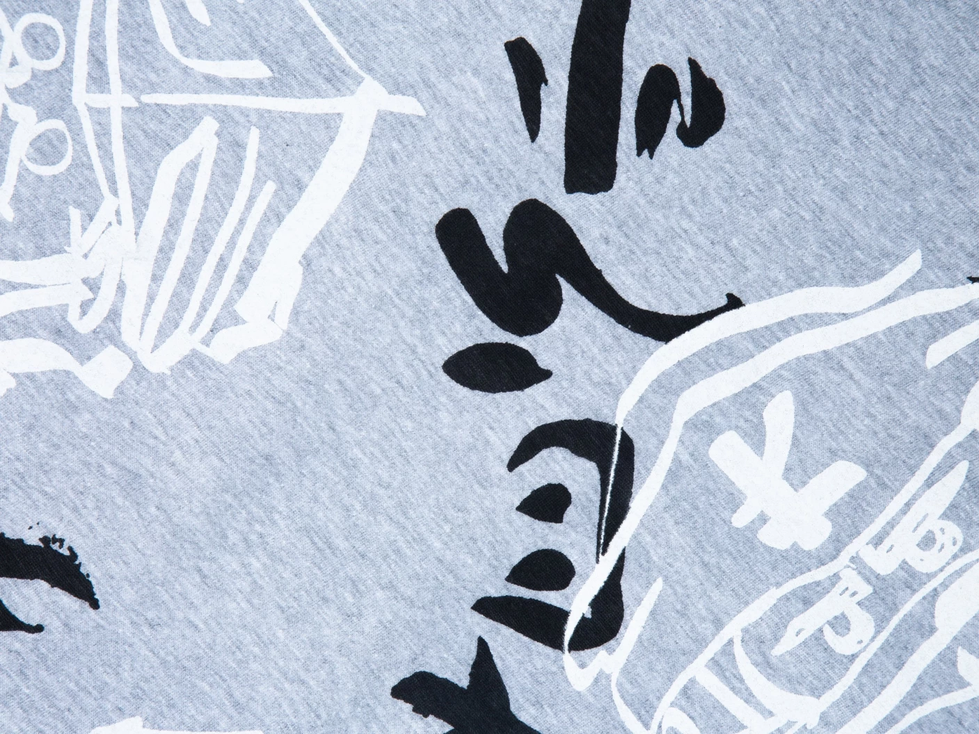 HYPE X LEGO® NINJAGO® grijs Just Hype T-shirt met gezichten voor kinderen