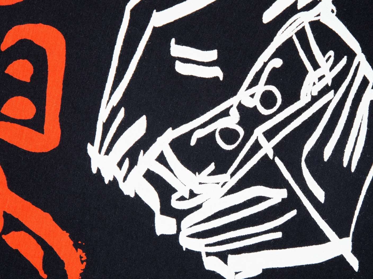 HYPE X LEGO® NINJAGO® zwart Just Hype T-shirt met gezichten voor kinderen