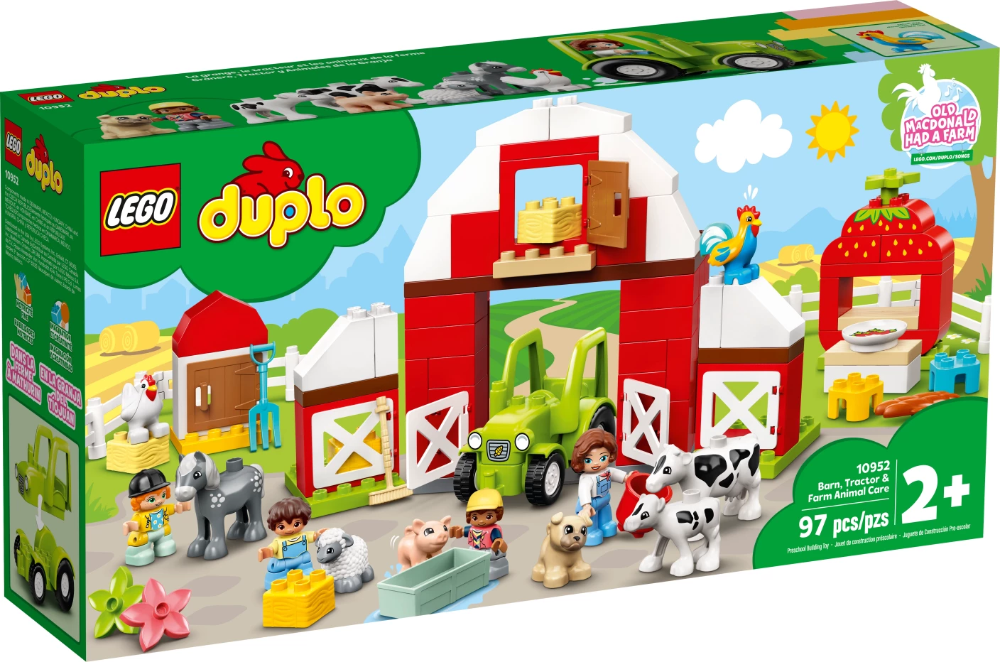 Schuur, tractor & boerderijdieren verzorgen