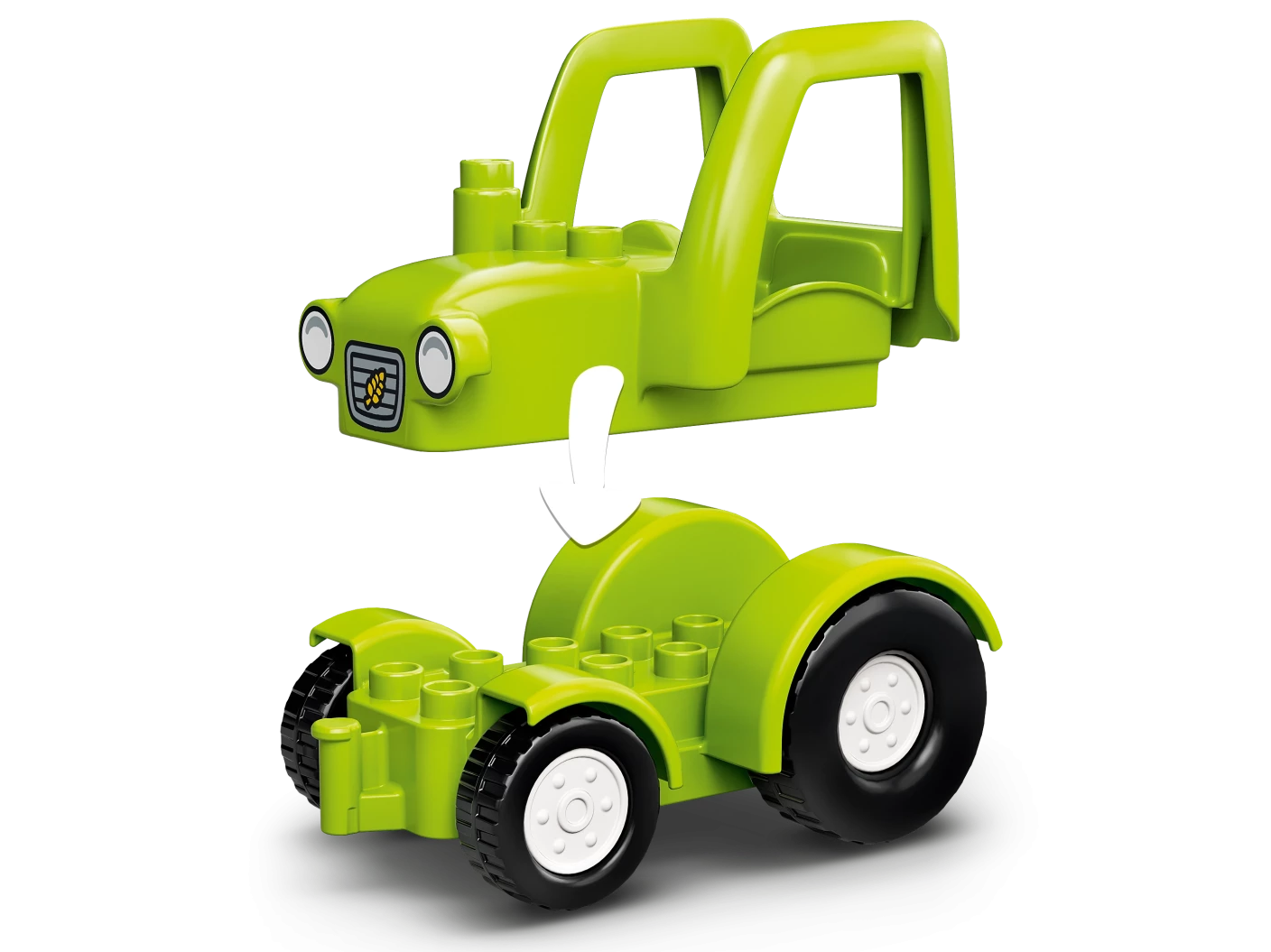 Schuur, tractor & boerderijdieren verzorgen