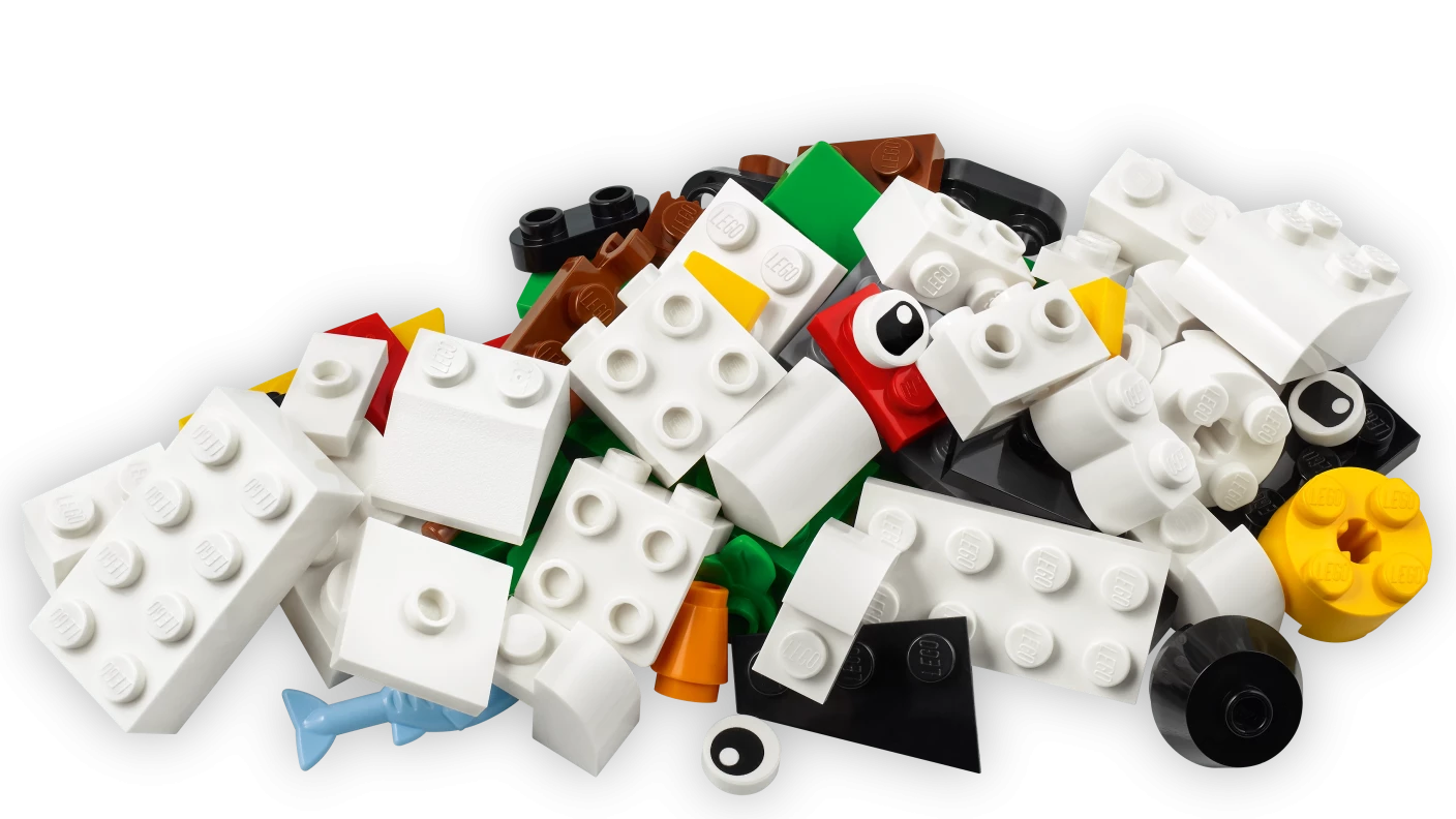 Creatieve witte stenen
